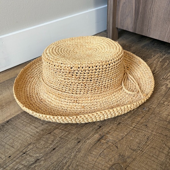 Scala Twisted Raffia Straw Bow Boater Hat - Picture 2 of 15